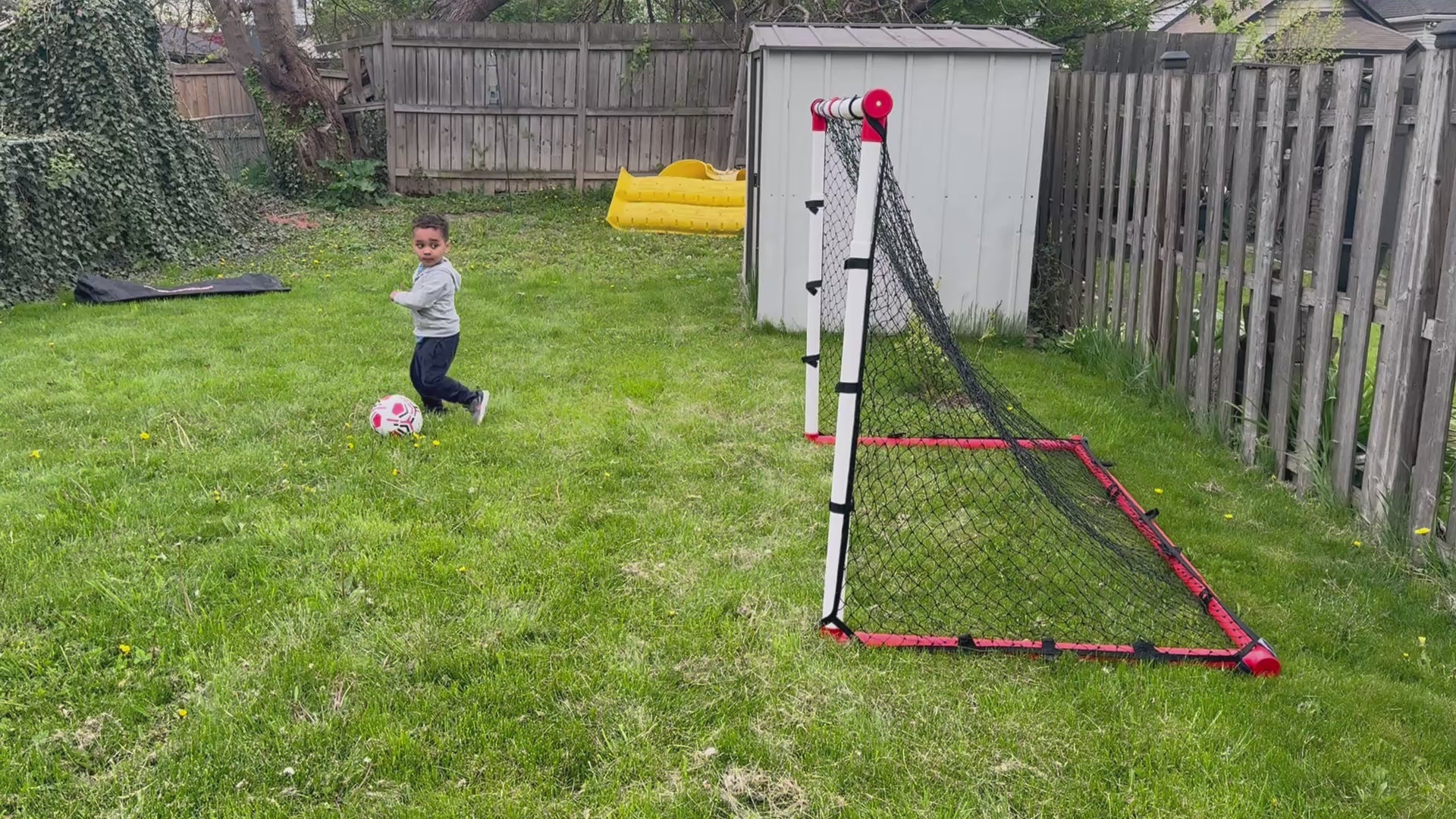 Load video: 3-year old playing with Eznet